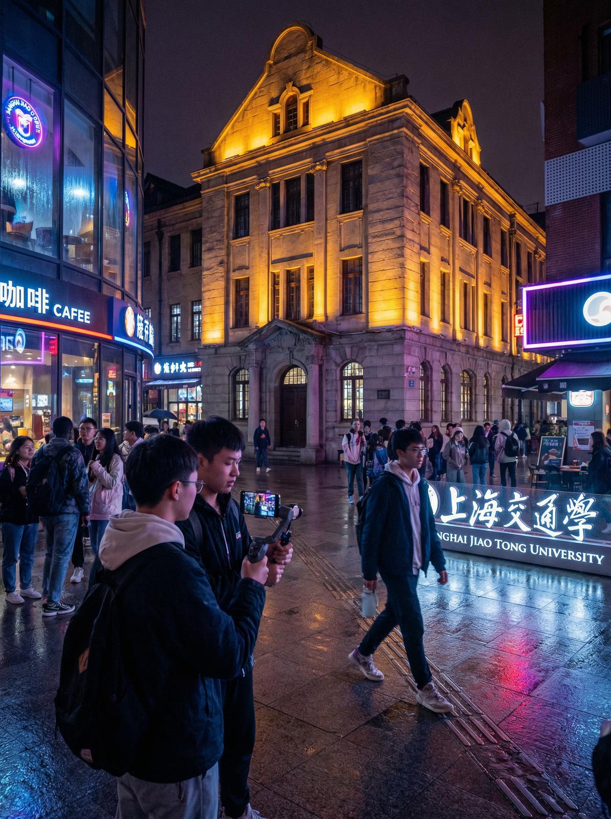 大奶城市夜景创意传媒